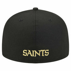 Overlap Wordmark 59FIFTY Fitted Hat - New Orleans Saints Hats
