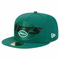 Overlap Wordmark 59FIFTY Fitted Hat - New York Jets Hats