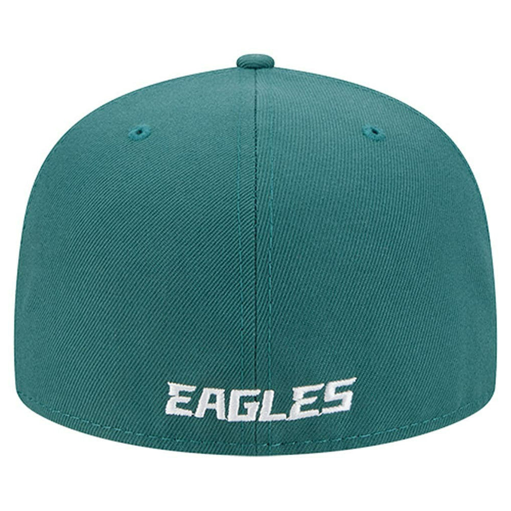 Overlap Wordmark 59FIFTY Fitted Hat - Philadelphia Eagles Hats