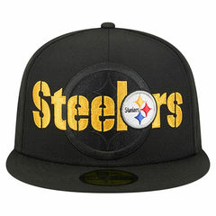 Overlap Wordmark 59FIFTY Fitted Hat - Pittsburgh Steelers Hats