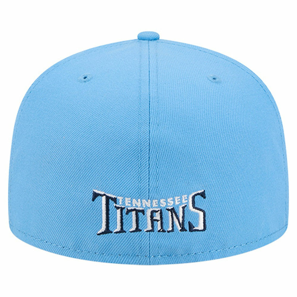 Overlap Wordmark 59FIFTY Fitted Hat - Tennessee Titans Hats