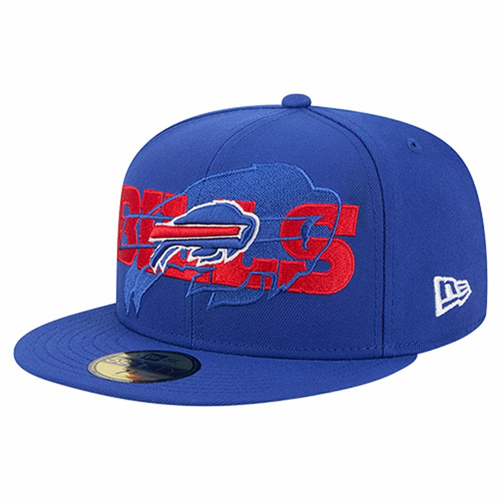 Overlap Wordmark 59FIFTY Fitted Hat - Buffalo Bills Hats