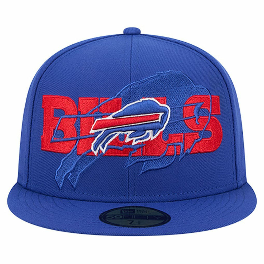 Overlap Wordmark 59FIFTY Fitted Hat - Buffalo Bills Hats