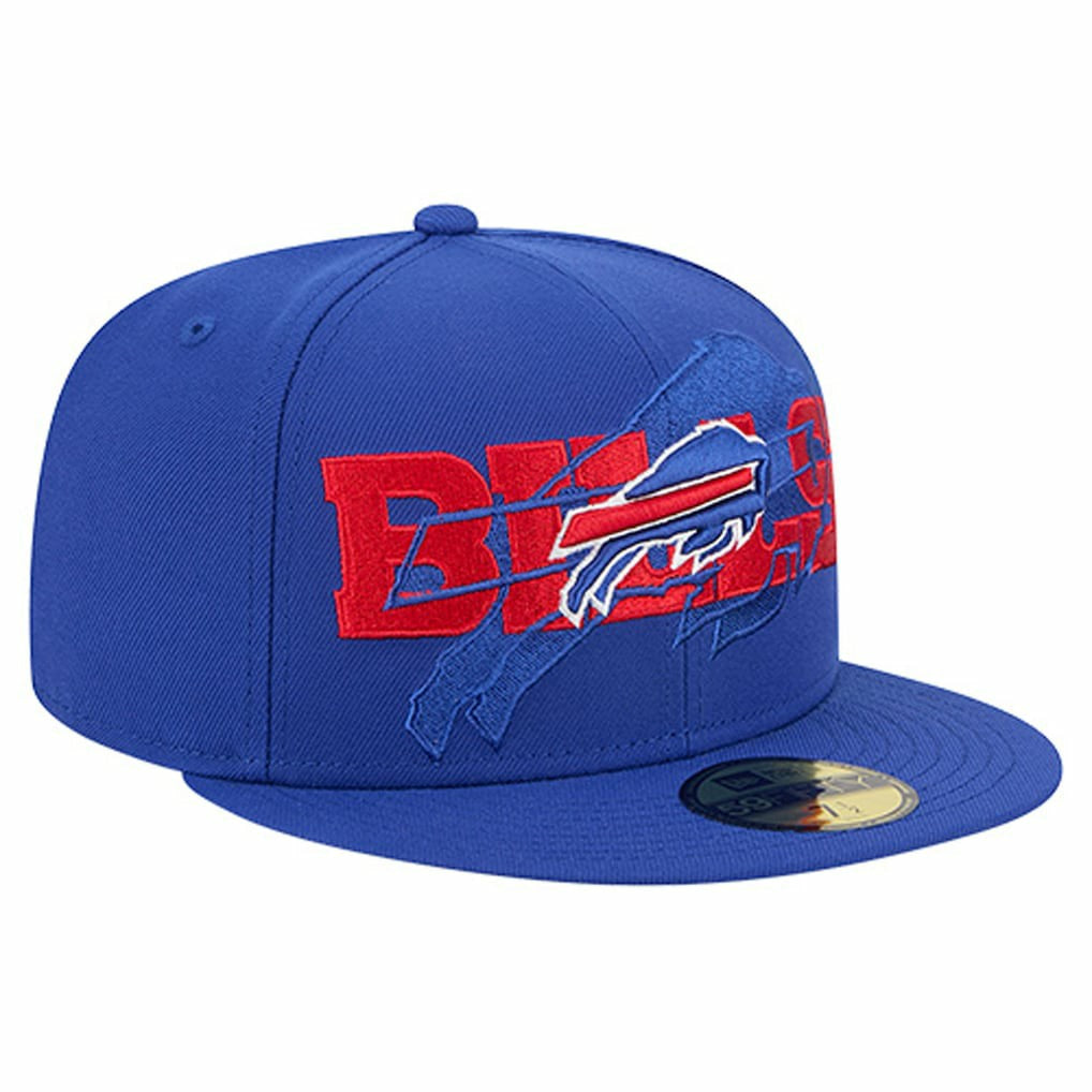Overlap Wordmark 59FIFTY Fitted Hat - Buffalo Bills Hats