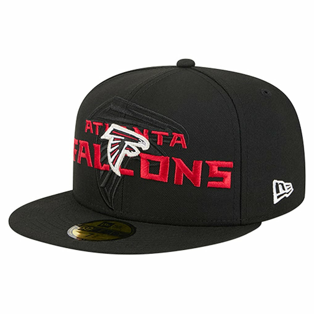 Overlap Wordmark 59FIFTY Fitted Hat - Atlanta Falcons Hats