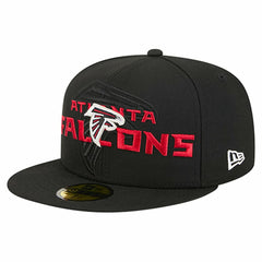 Overlap Wordmark 59FIFTY Fitted Hat - Atlanta Falcons Hats