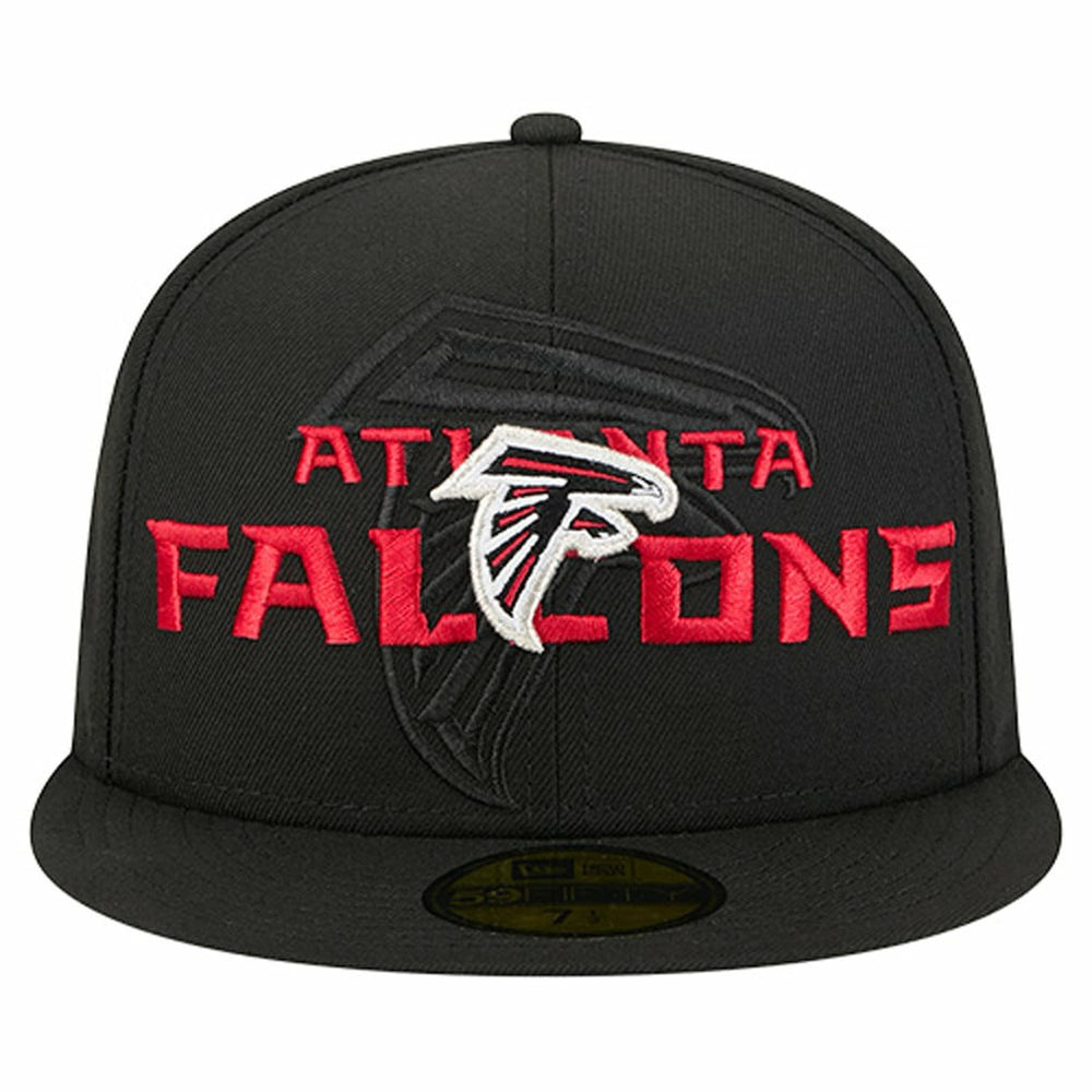 Overlap Wordmark 59FIFTY Fitted Hat - Atlanta Falcons Hats