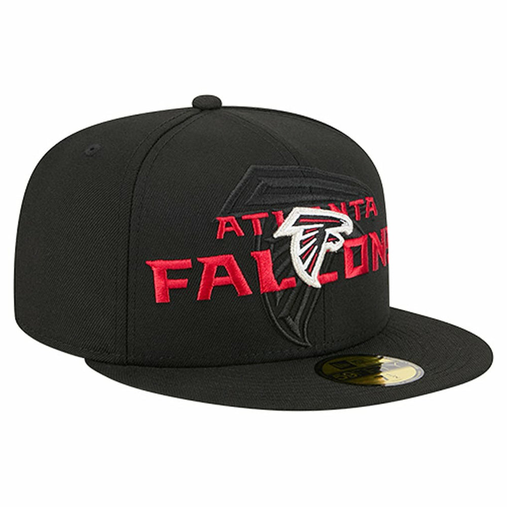 Overlap Wordmark 59FIFTY Fitted Hat - Atlanta Falcons Hats