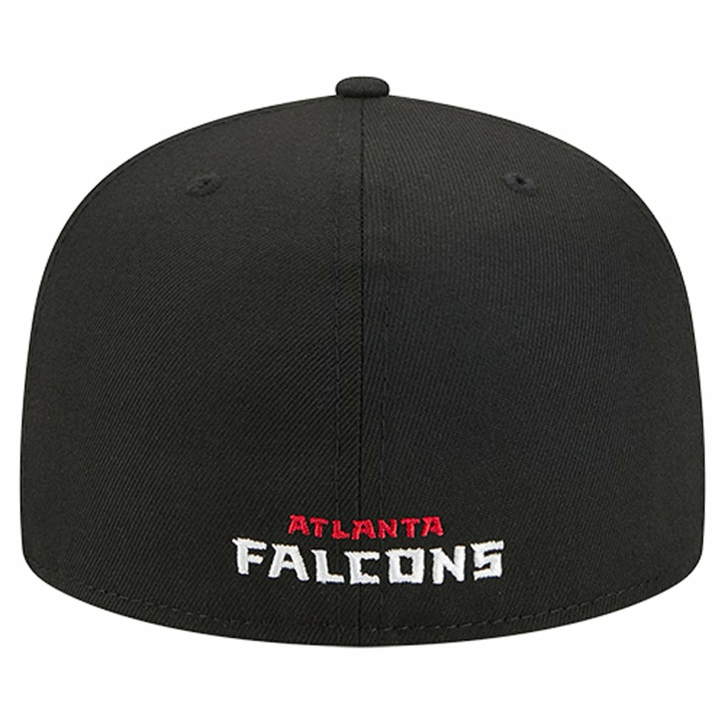 Overlap Wordmark 59FIFTY Fitted Hat - Atlanta Falcons Hats