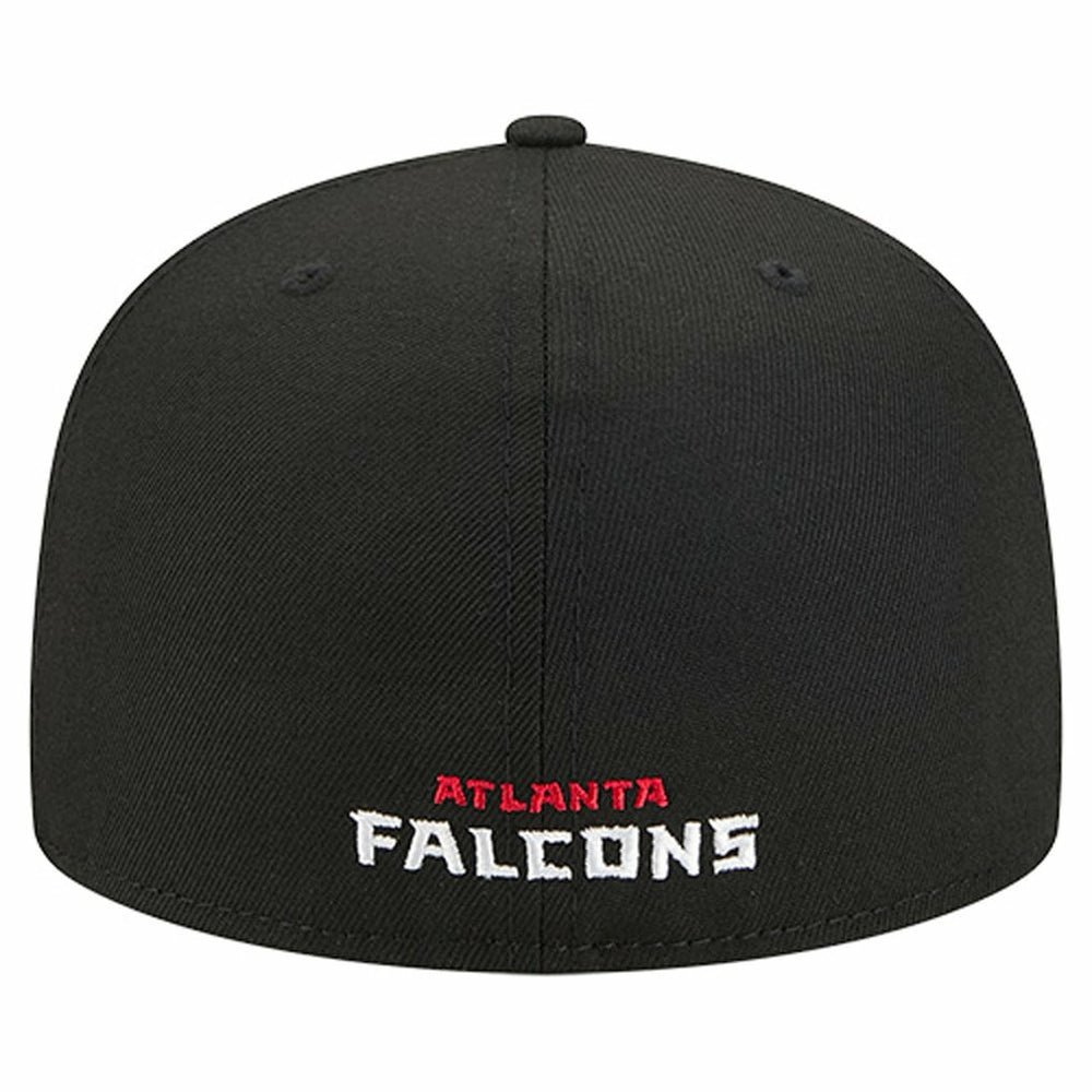 Overlap Wordmark 59FIFTY Fitted Hat - Atlanta Falcons Hats