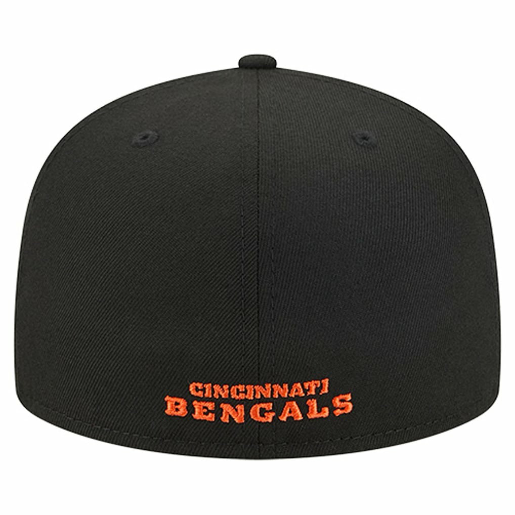 Overlap Wordmark 59FIFTY Fitted Hat - Cincinnati Bengals Hats