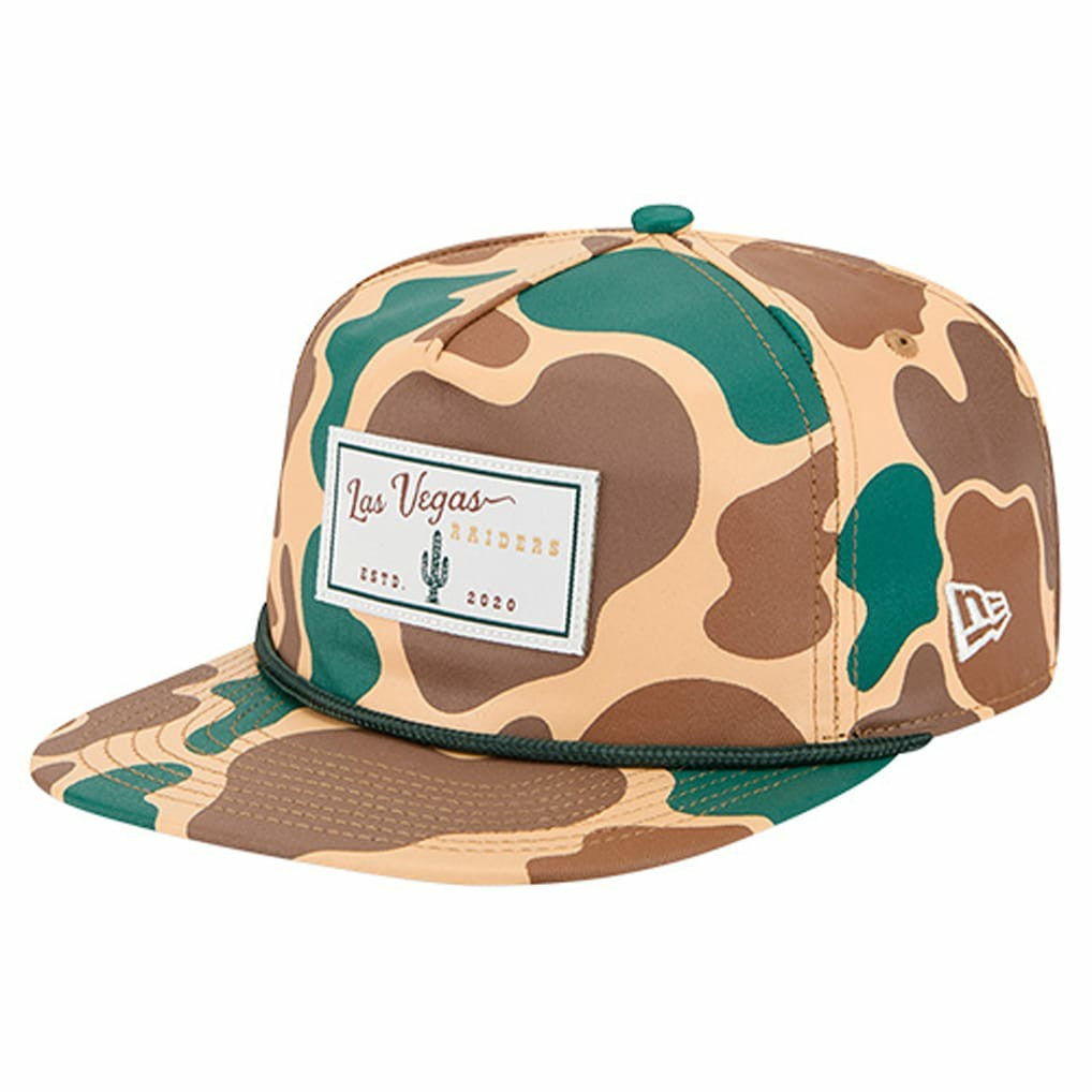 Duck Rope 19TWENTY Snapback Hat - Las Vegas Raiders Hats