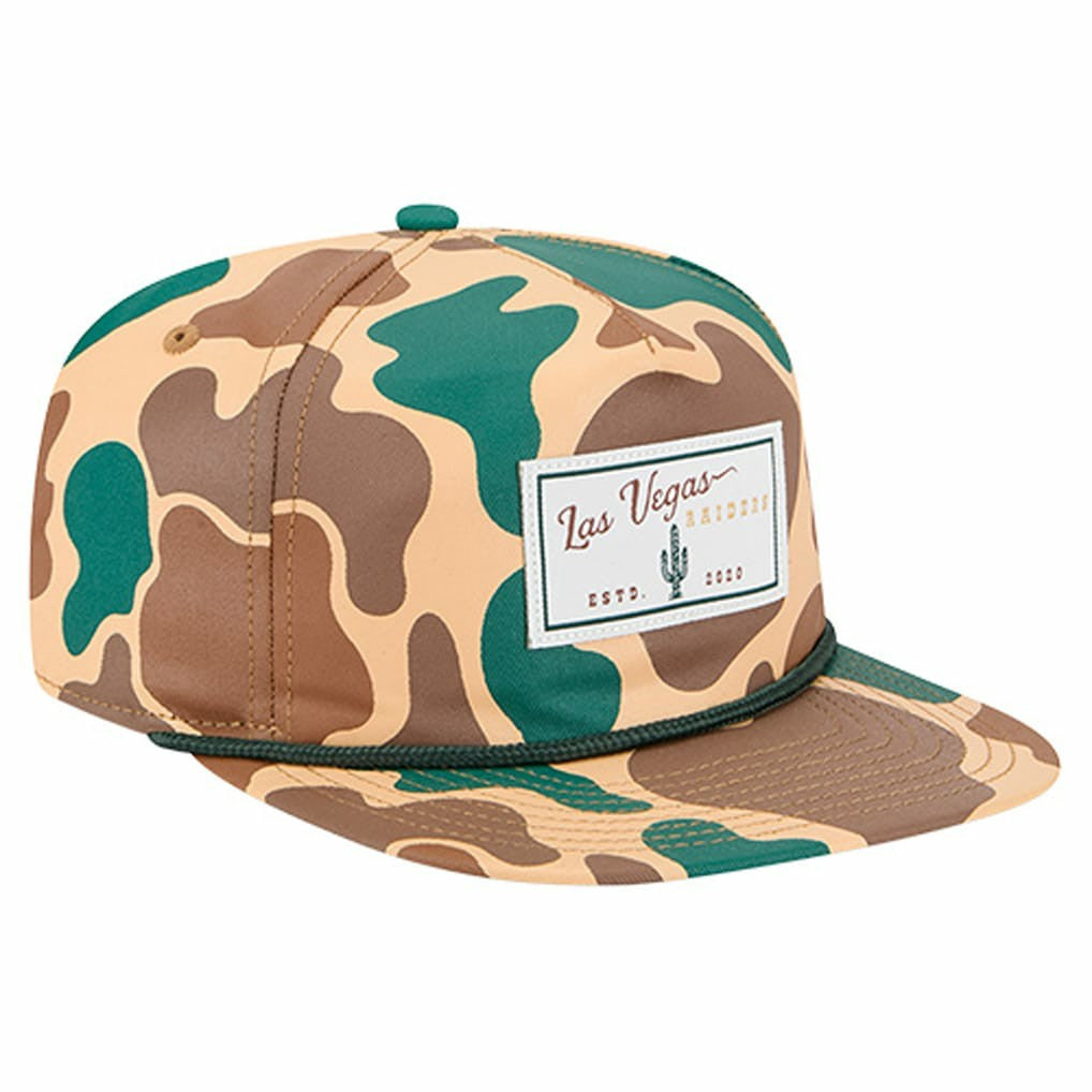 Duck Rope 19TWENTY Snapback Hat - Las Vegas Raiders Hats