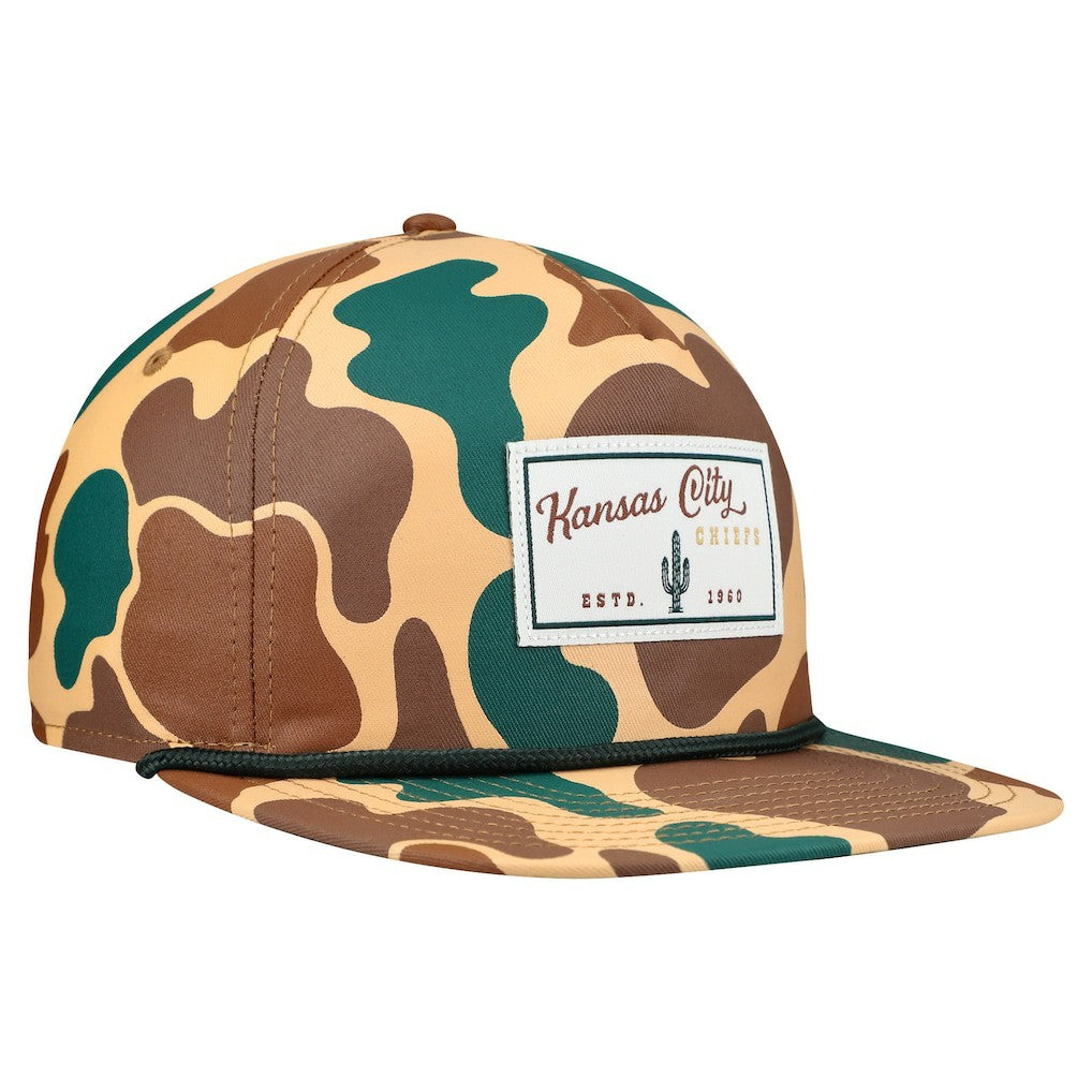 Duck Rope 19TWENTY Snapback Hat - Kansas City Chiefs Hats