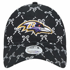 Women's Ribbon 9TWENTY Adjustable Hat - Baltimore Ravens Hats