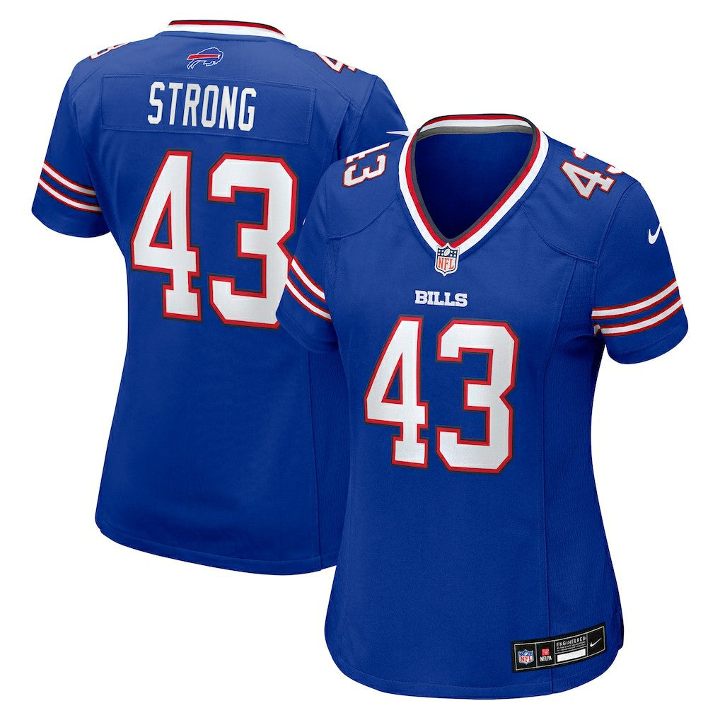 Dorian Strong  Women's Team Game Jersey - Buffalo Bills Jerseys
