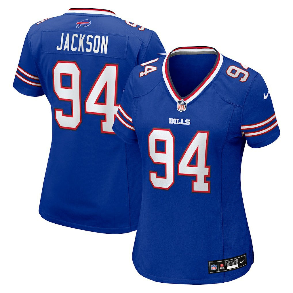 Landon Jackson  Women's Team Game Jersey - Buffalo Bills Jerseys
