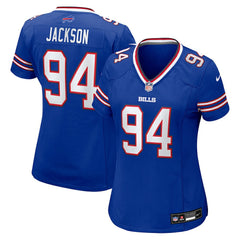 Landon Jackson  Women's Team Game Jersey - Buffalo Bills Jerseys