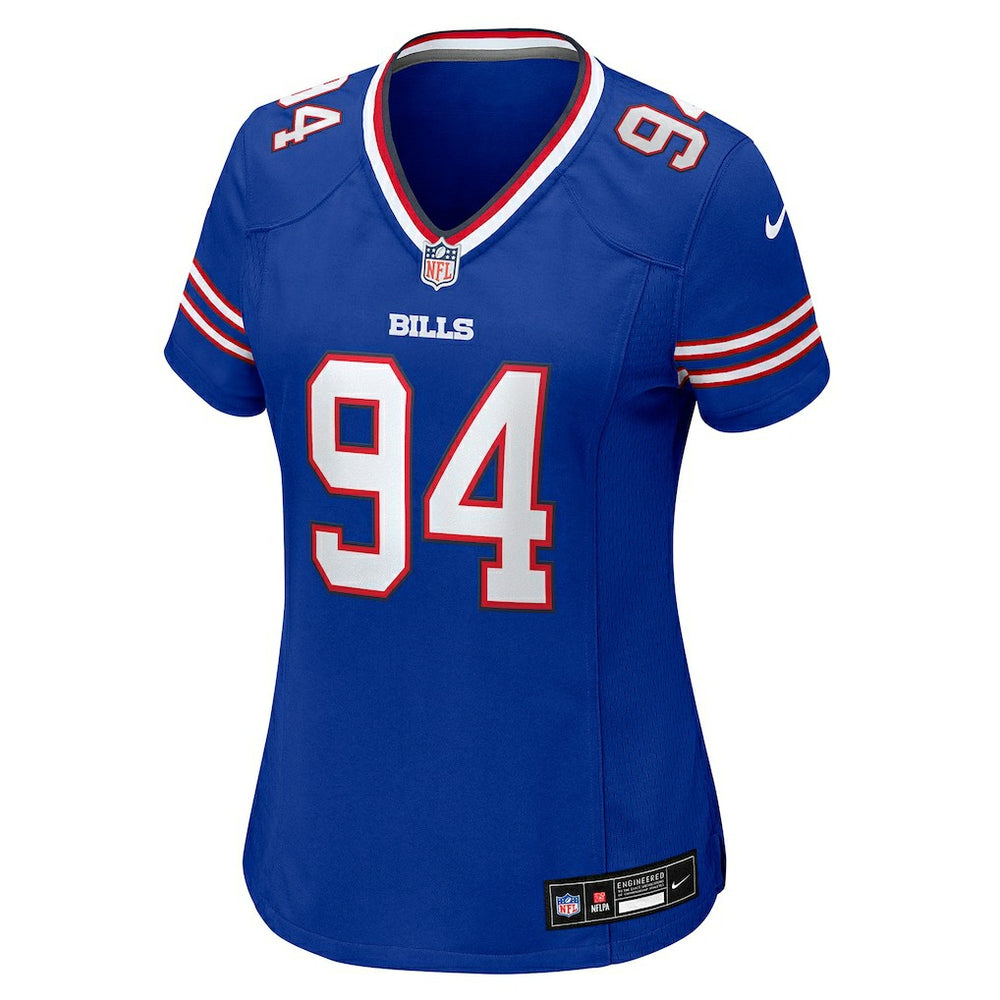 Landon Jackson  Women's Team Game Jersey - Buffalo Bills Jerseys