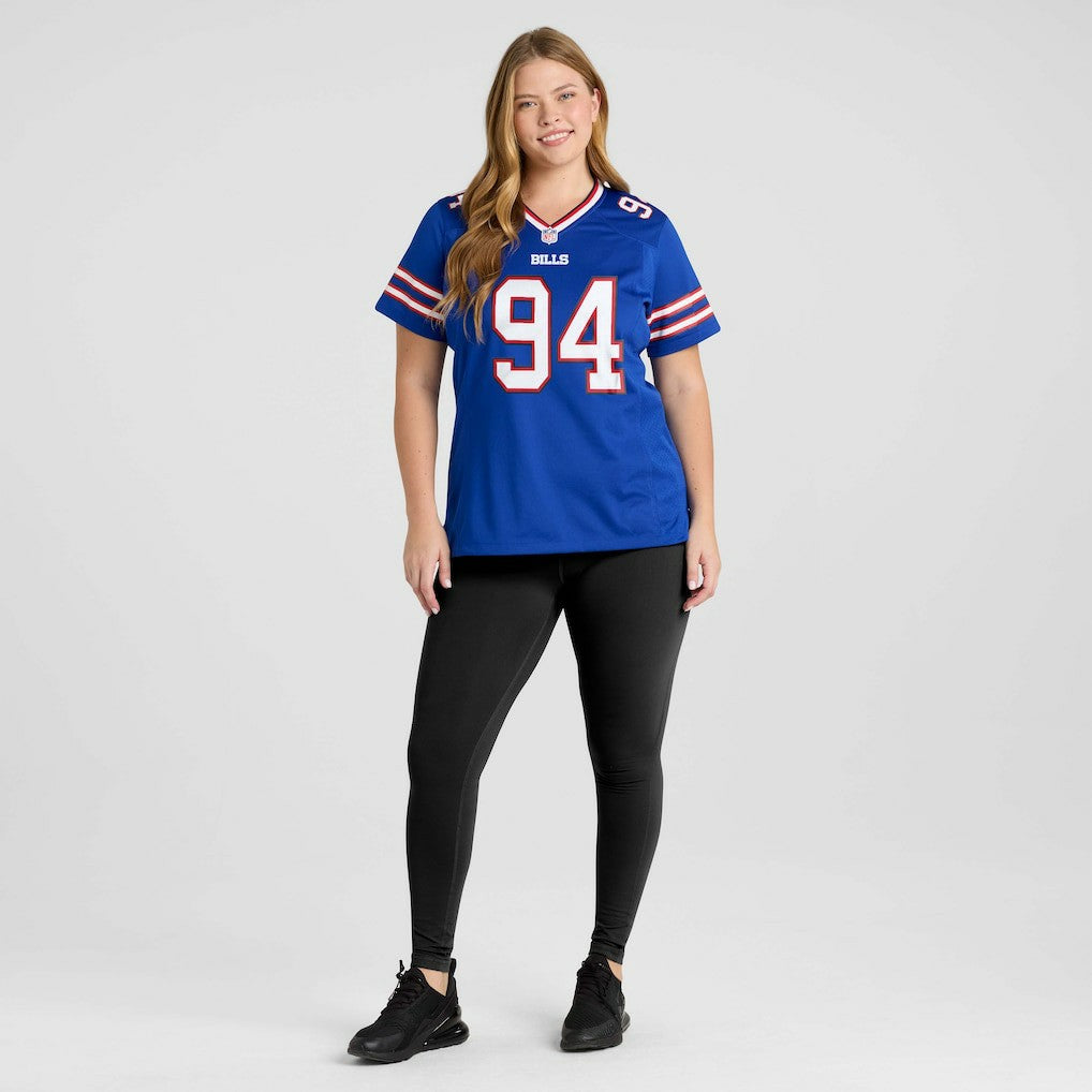 Landon Jackson  Women's Team Game Jersey - Buffalo Bills Jerseys