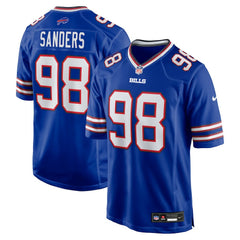 T.J. Sanders  Team Game Jersey - Buffalo Bills Jerseys
