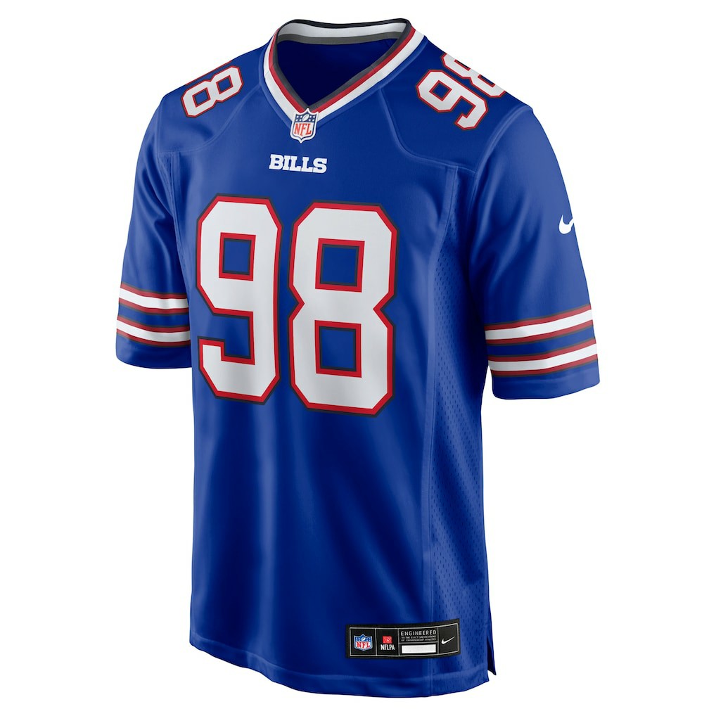 T.J. Sanders  Team Game Jersey - Buffalo Bills Jerseys