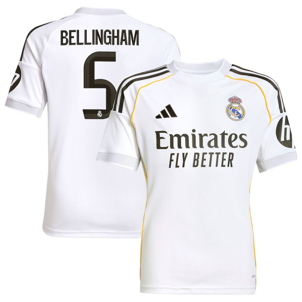 Jude Bellingham Real Madrid Youth 2025/26 Home Replica Jersey