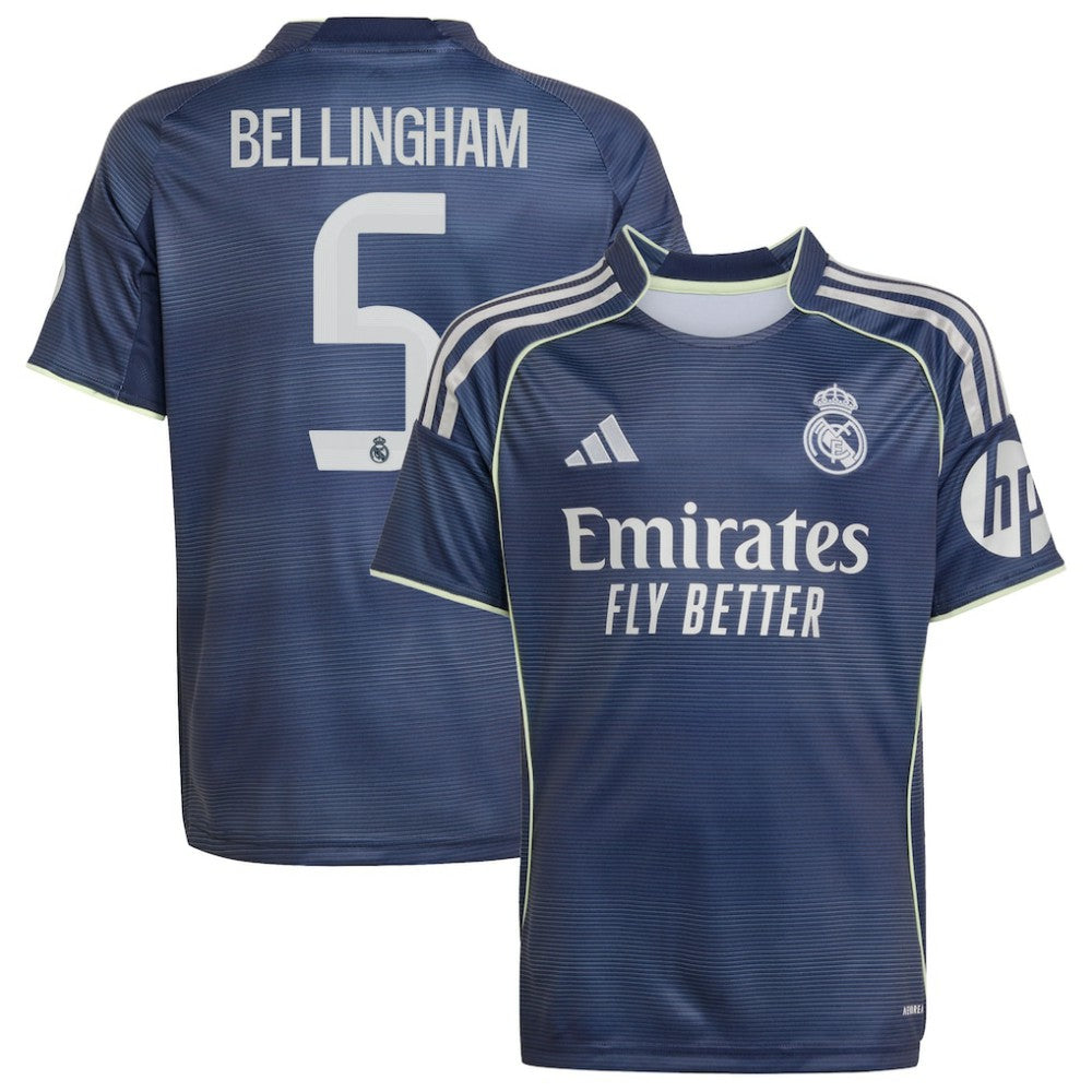 Jude Bellingham Real Madrid Youth 2025/26 Away Replica Player Jersey