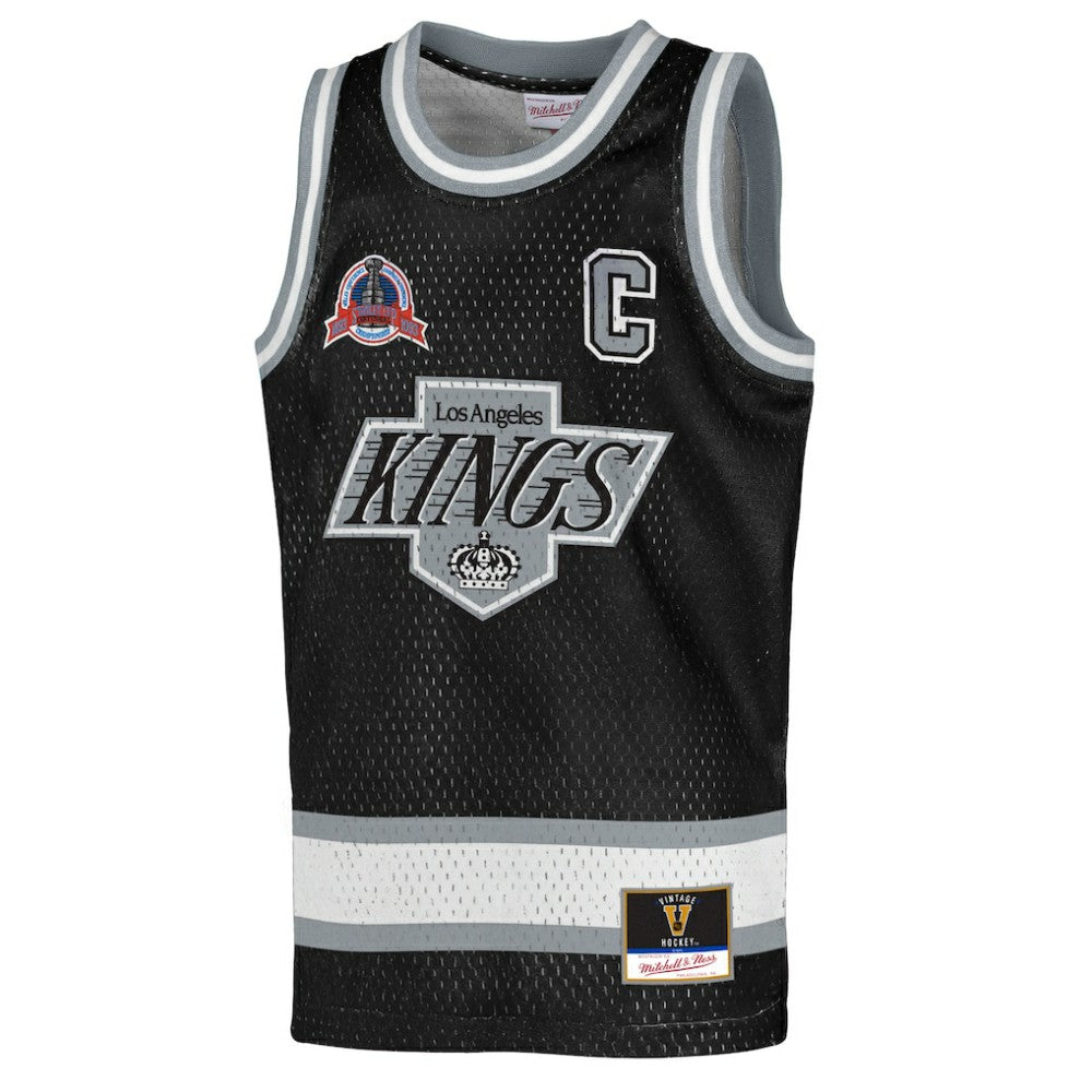 NHL Wayne Gretzky Los Angeles Kings Mitchell & Ness Youth Maxxed Out Fashion Basketball Jersey