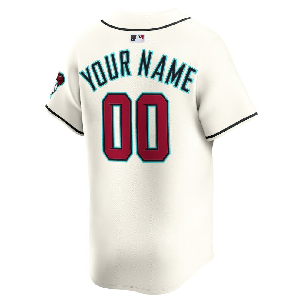 White Arizona Diamondbacks Nike Youth Home Custom Limited Jersey