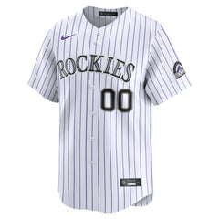White Colorado Rockies Nike Youth Home Custom Limited Jersey