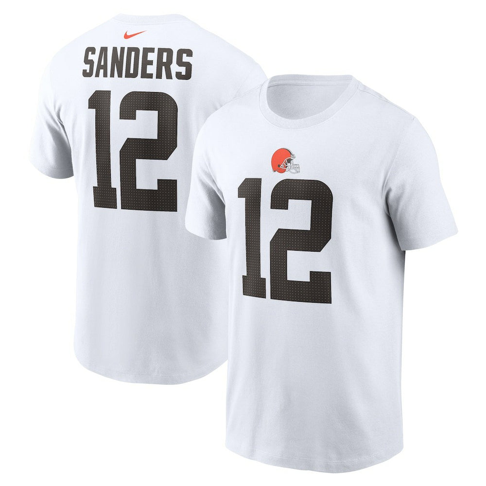 Shedeur Sanders  2025 NFL Draft Name & Number T-Shirt - Cleveland Browns T-shirts