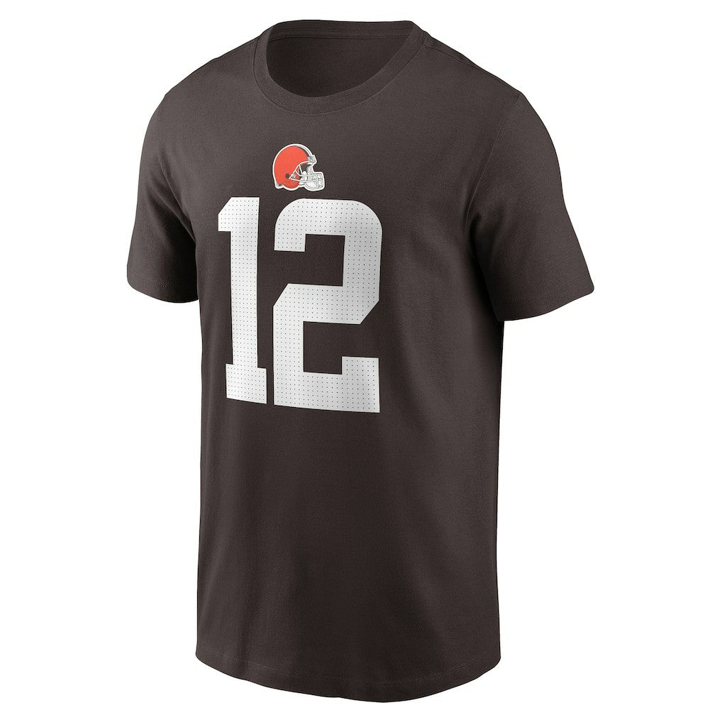 Shedeur Sanders  2025 NFL Draft Name & Number T-Shirt - Cleveland Browns T-shirts