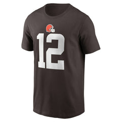 Shedeur Sanders  2025 NFL Draft Name & Number T-Shirt - Cleveland Browns T-shirts