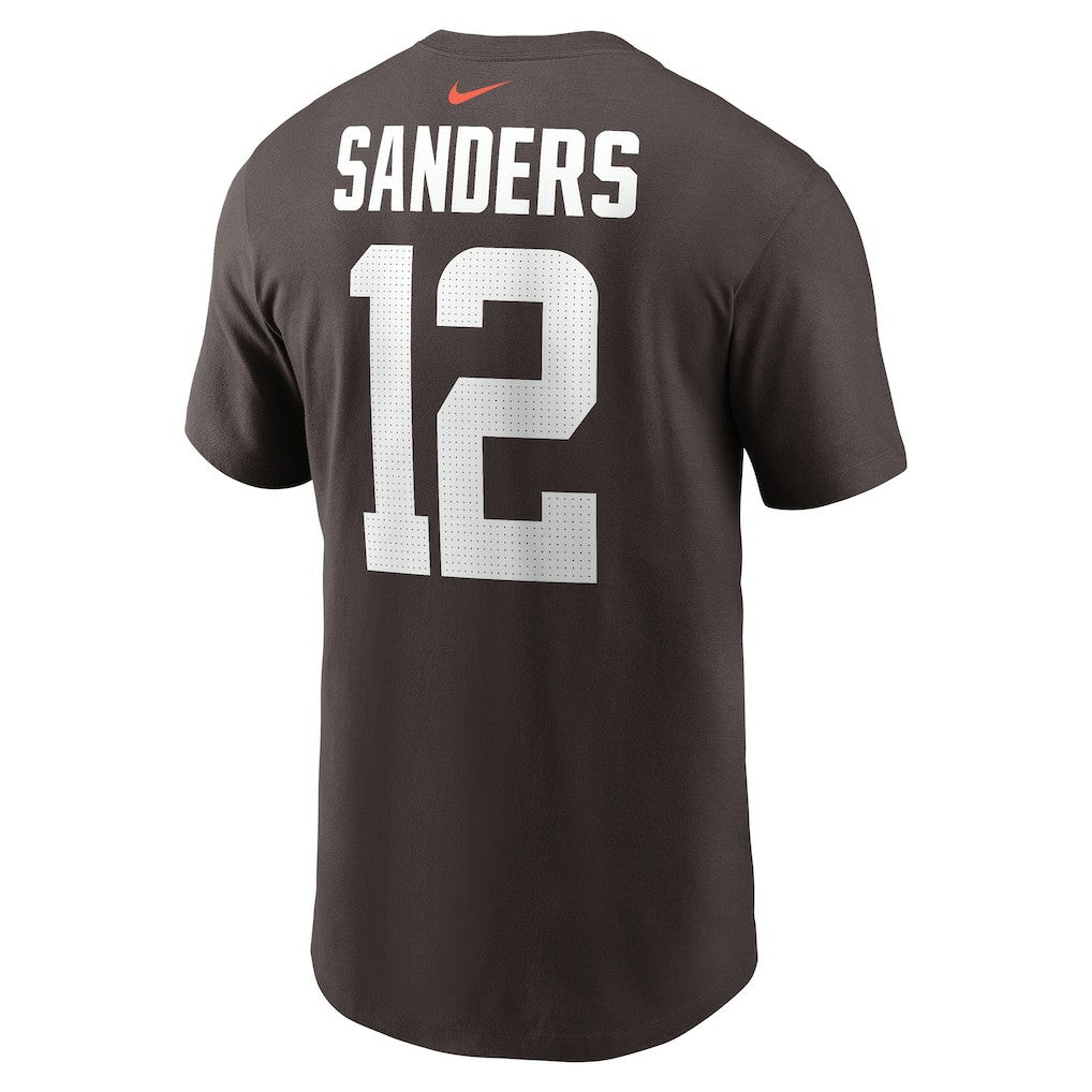 Shedeur Sanders  2025 NFL Draft Name & Number T-Shirt - Cleveland Browns T-shirts