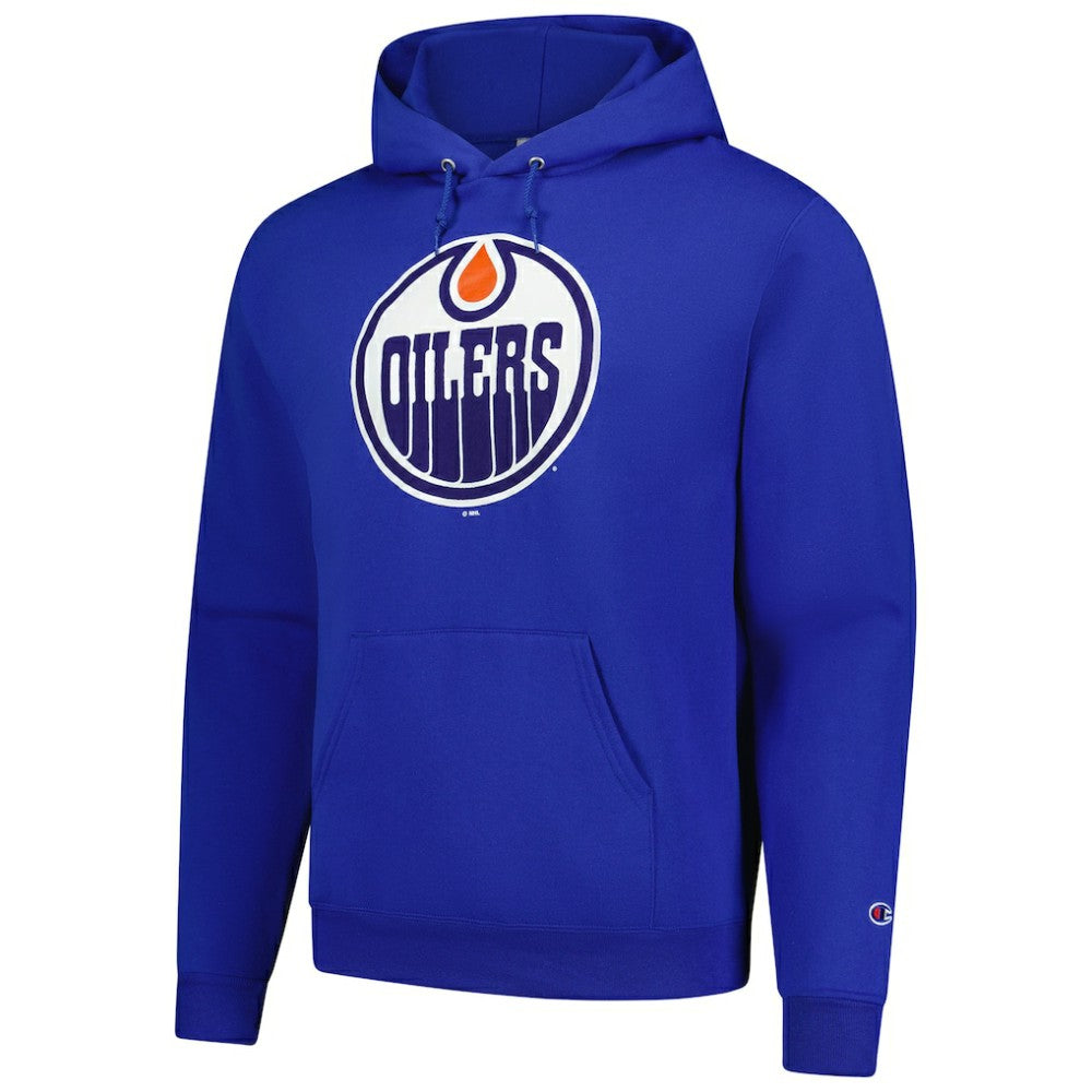 NHL Edmonton Oilers Champion Primary Logo 1-Hit Pullover Hoodie