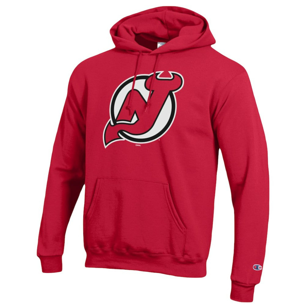 NHL New Jersey Devils Champion Primary Logo 1-Hit Pullover Hoodie