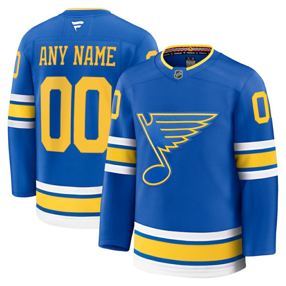 NHL St. Louis Blues Fanatics Home Premium Custom Jersey
