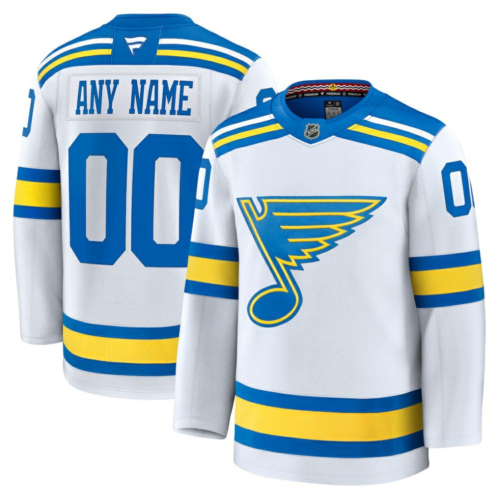 NHL St. Louis Blues Fanatics Away Premium Custom Jersey