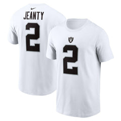 Ashton Jeanty  Name & Number T-Shirt - Las Vegas Raiders T-shirts