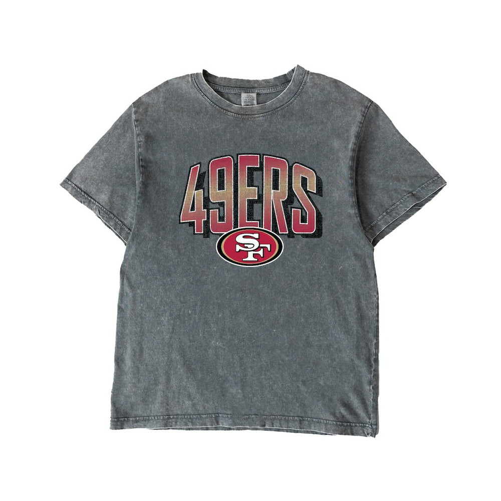 Gameday Couture Women's Peak Performance Oversized Snow Wash T-Shirt - San Francisco 49ers T-shirts