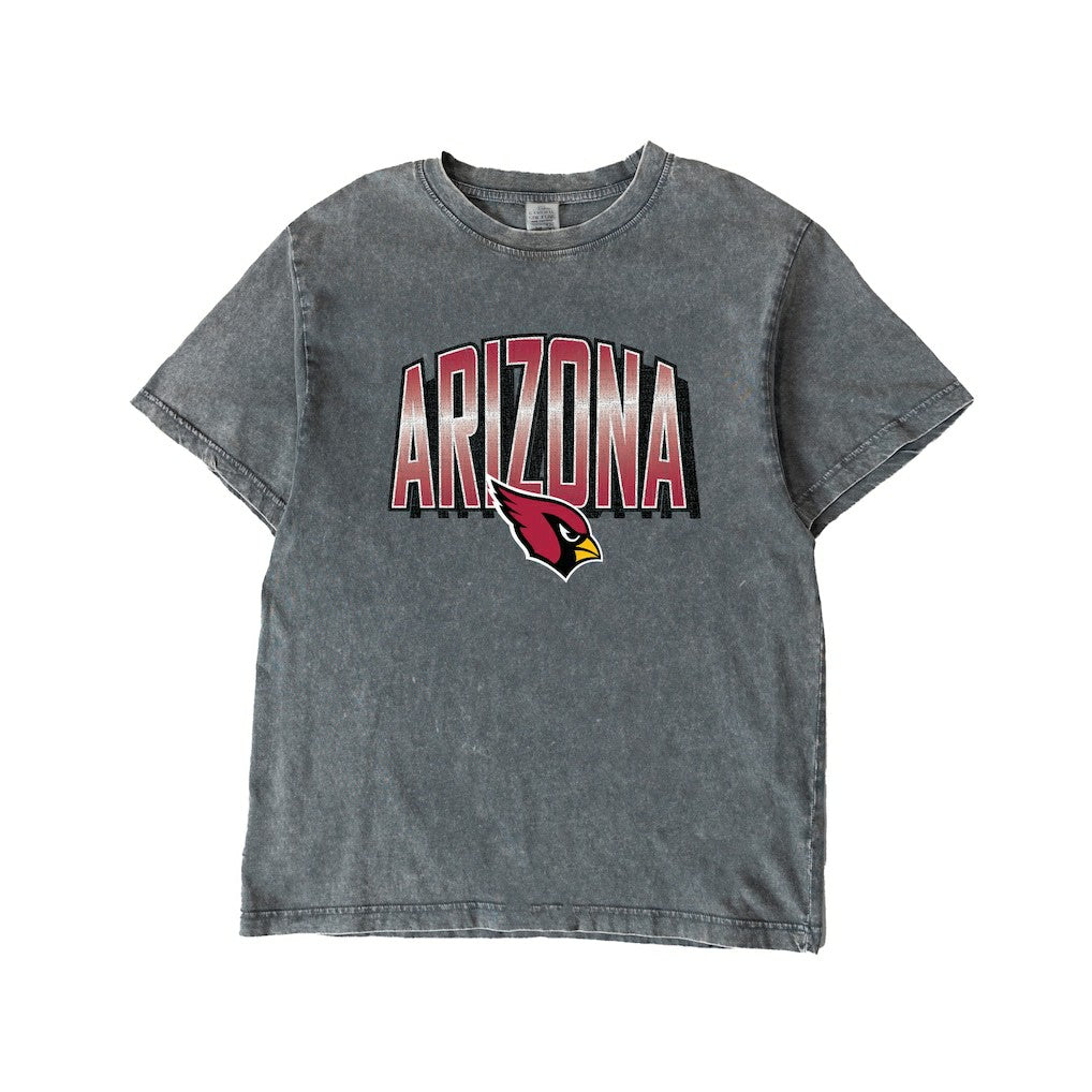 Gameday Couture Women's Peak Performance Oversized Snow Wash T-Shirt - Arizona Cardinals T-shirts