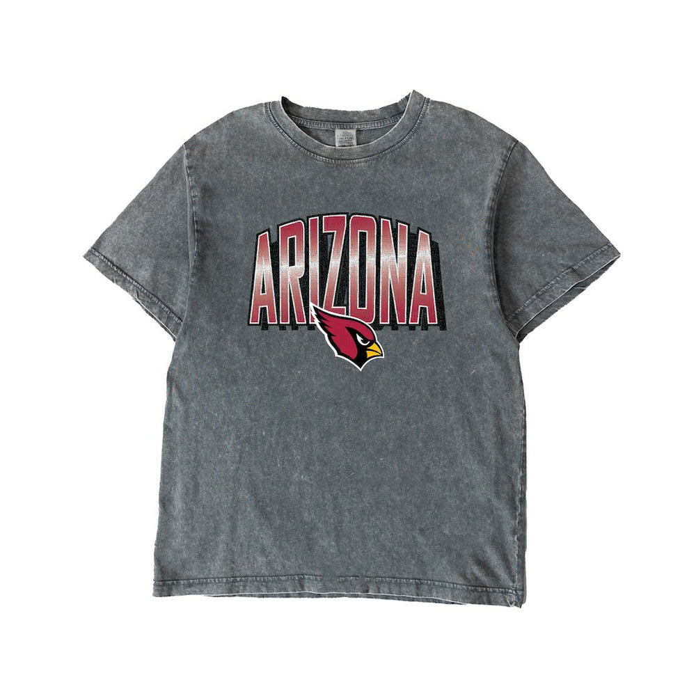 Gameday Couture Women's Peak Performance Oversized Snow Wash T-Shirt - Arizona Cardinals T-shirts