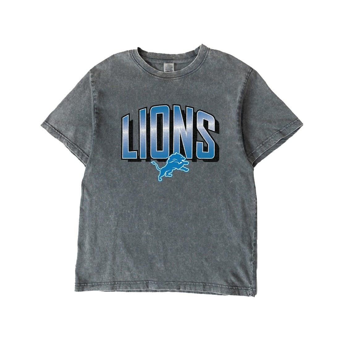 Gameday Couture Women's Peak Performance Oversized Snow Wash T-Shirt - Detroit Lions T-shirts