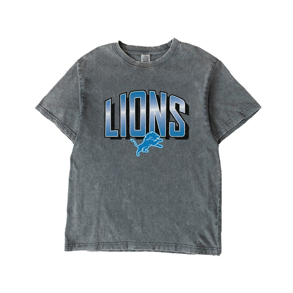Gameday Couture Women's Peak Performance Oversized Snow Wash T-Shirt - Detroit Lions T-shirts