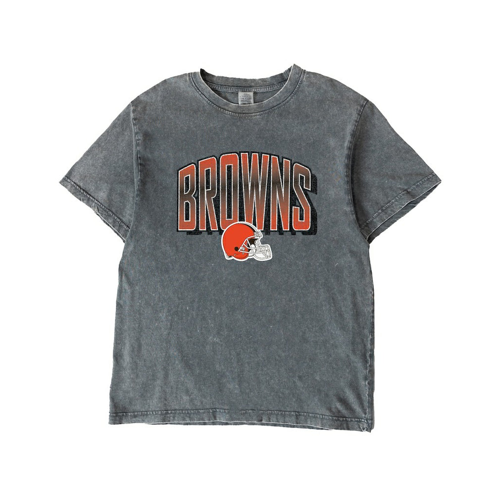 Gameday Couture Women's Peak Performance Oversized Snow Wash T-Shirt - Cleveland Browns T-shirts