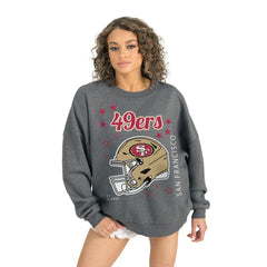 Gameday Couture Women's Ready to Rumble Premium Fleece Pullover Sweatshirt - San Francisco 49ers Pullover