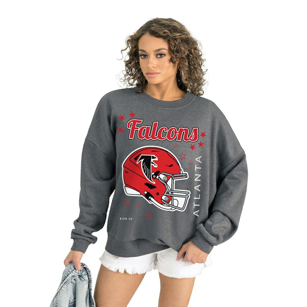 Gameday Couture Women's Ready to Rumble Premium Fleece Pullover Sweatshirt - Atlanta Falcons Pullover