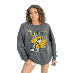 Gameday Couture Women's Ready to Rumble Premium Fleece Pullover Sweatshirt - Green Bay Packers Pullover