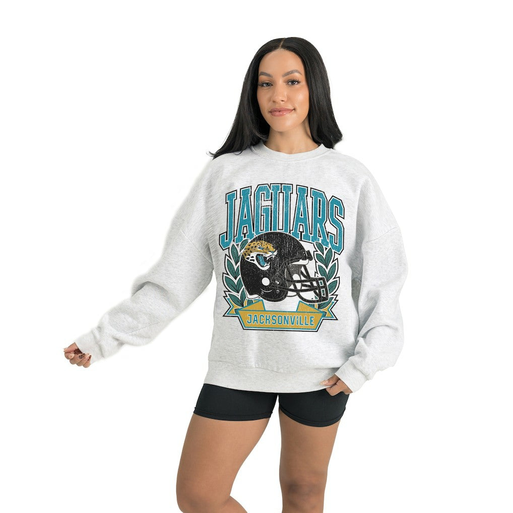 Gameday Couture Women's Heritage Premium Fleece Pullover Sweatshirt - Jacksonville Jaguars Pullover